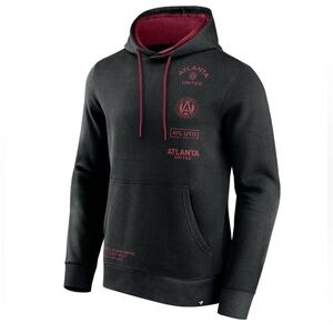 Men's Atlanta United FC Fanatics Black Halftime Pullover Hoodie XXL New